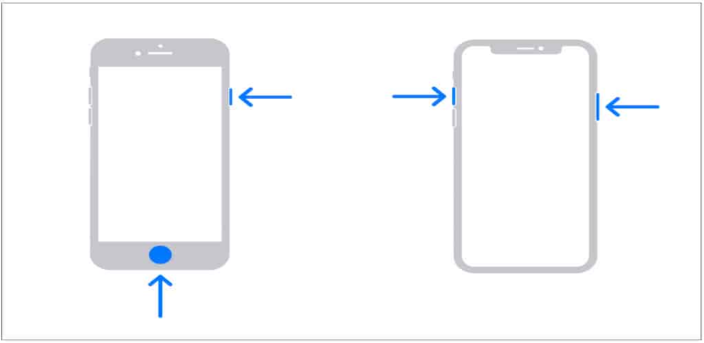 2 Ways to take screenshots on iPhone